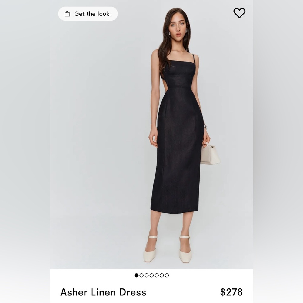 Reformation Asher Linen Dress